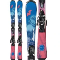 NORDICA Team J FDT 21/22 (110-140cm) Kids Ski With Binding