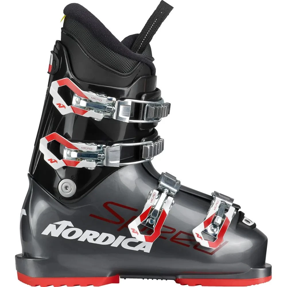 NORDICA Speedmachine J 4 Alpine Ski Boots Kids Anthracite Red