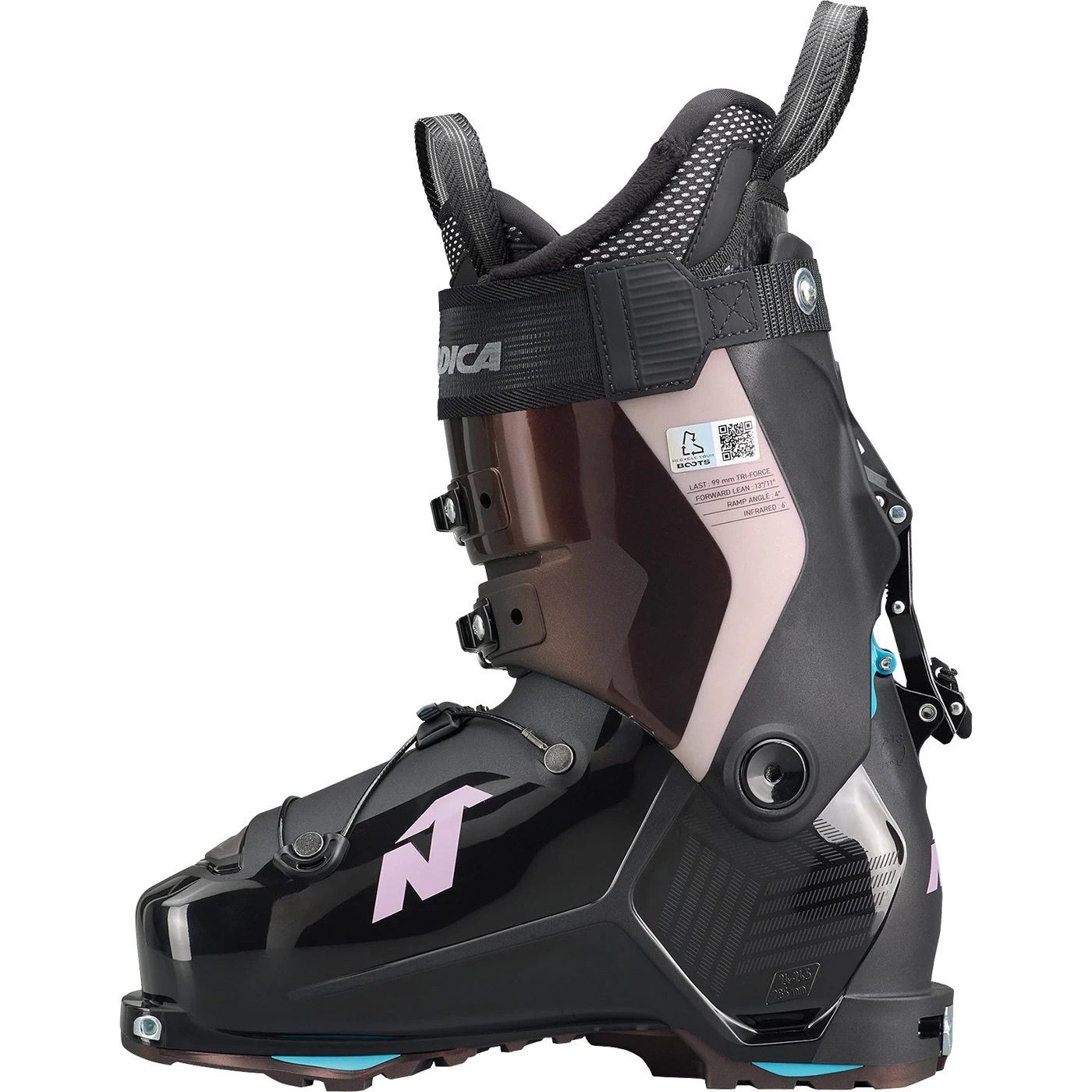 NORDICA Unlimited 105 W DYN GripWalk Freetouring Ski Boots Women Black - Image 2