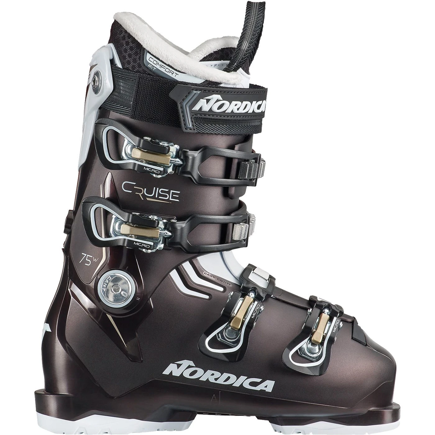 NORDICA The Cruise 75 W Alpine Ski Boots Women Pearl Black 1 NORDICA The Cruise 75 W Alpine Ski Boots Women Pearl Black