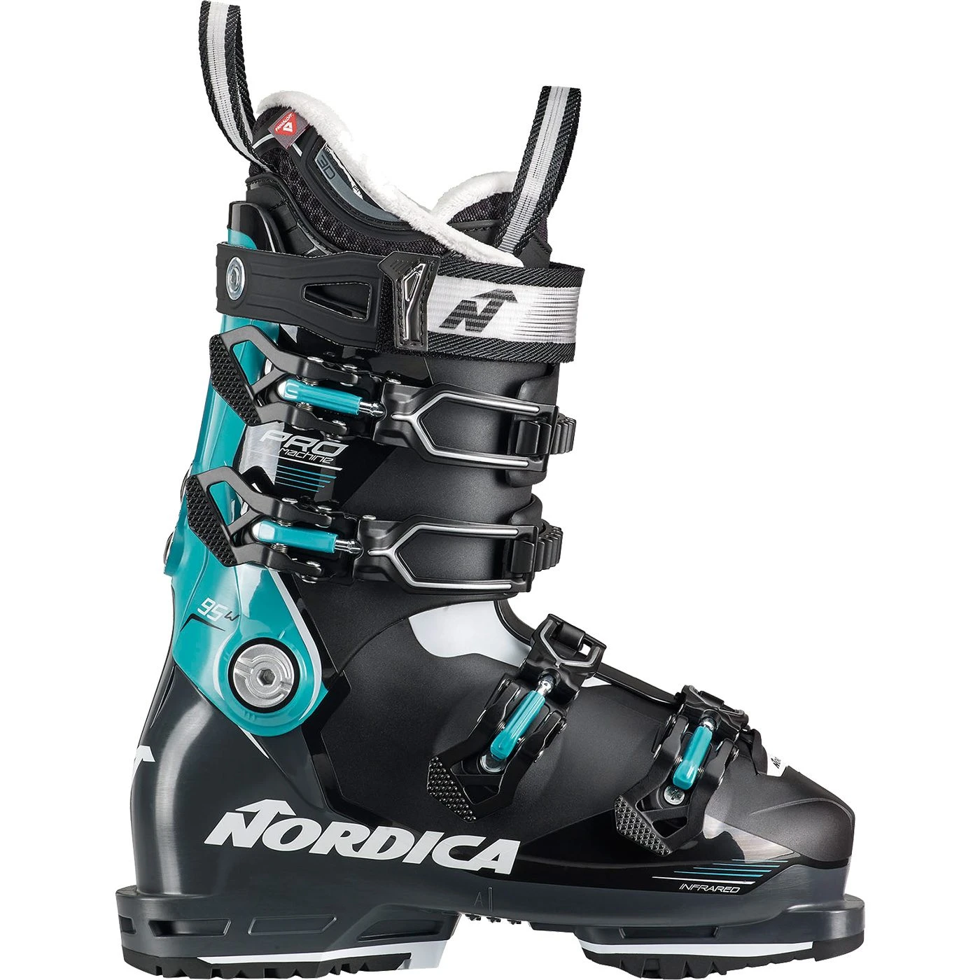 NORDICA Pro Machine 95 W GripWalk Alpine Ski Boots Women Black Blue