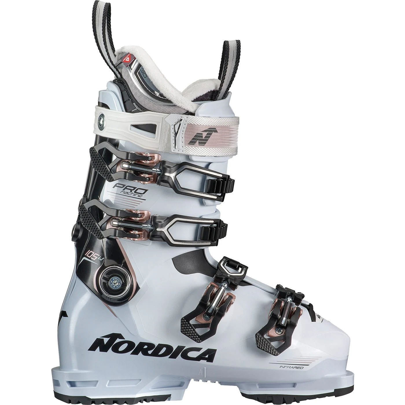 NORDICA Pro Machine 105 W GripWalk Alpine Ski Boots Women White