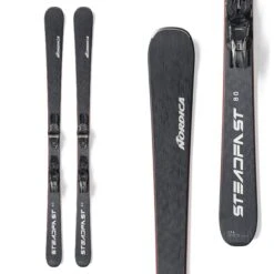 Nordica Men's Steadfast 80 CA FDT Skis + TP2 Light 11 FDT Bindings 2024