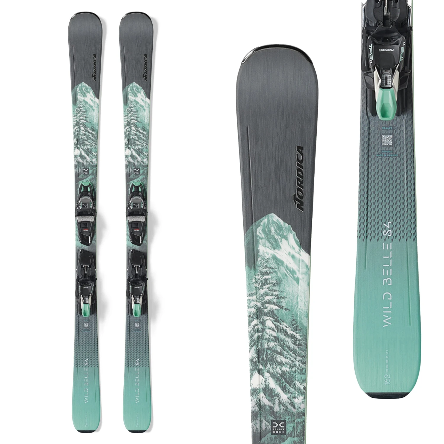 Nordica Women's Wild Belle DC 84 Skis + TP2 Light 11 FDT Bindings 2024 1 Nordica Women's Wild Belle DC 84 Skis + TP2 Light 11 FDT Bindings 2024
